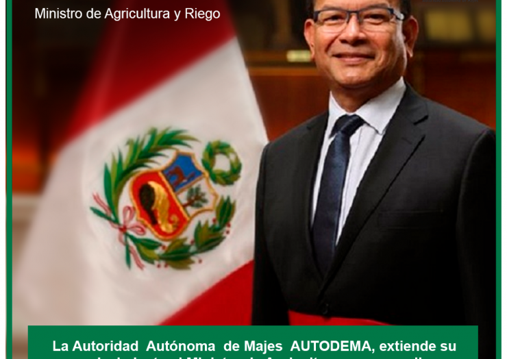 AGRADECIMIENTO AL MINISTRO JORGE MONTENEGRO