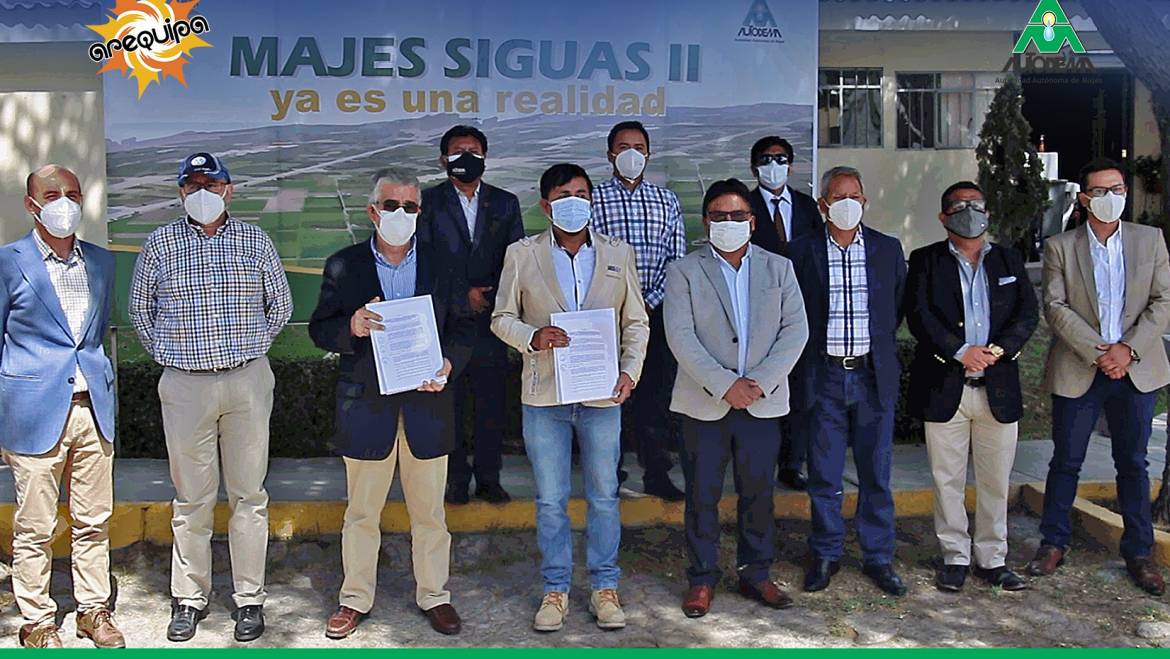 SE FIRMÓ TEXTO CONSENSUADO DE LA ADENDA 13 QUE PERMITIRÁ DESTRABAR EL REINICIO DEL PROYECTO MAJES SIGUAS II ETAPA