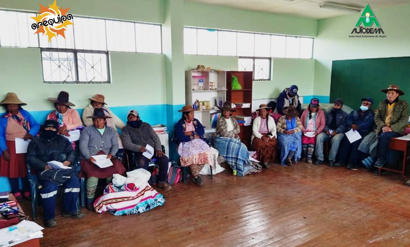 AUTODEMA SOSTUVO REUNIONES DE TRABAJO EN COMUNIDADES DE APACHETA RAJADA Y TARUCAMARCA DE LA PROVINCIA DE CAYLLOMA.»