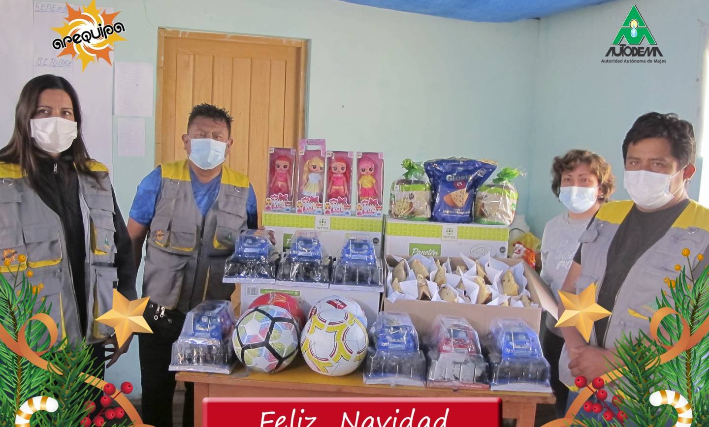 AUTODEMA CELEBRA NAVIDAD EN LOS ANEXOS DE TARUCAMARCA Y PUSA PUSA-CAYLLOMA